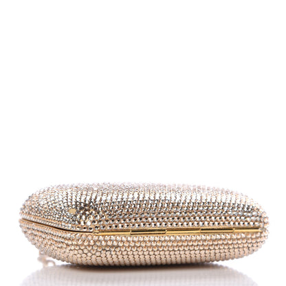 Judith Leiber Swarovski Crystal Minaudière Clutch Gold 4 of 12