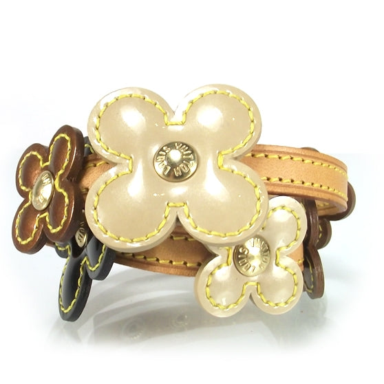 Louis Vuitton Patent Fleur Double Wrap Bracelet 1 of 6