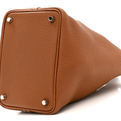 Hermes Taurillon Clemence Picotin Lock 18 PM Gold 10 of 11