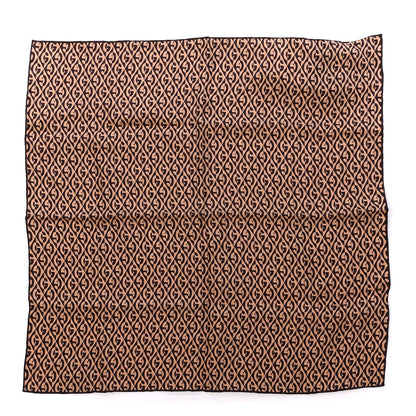 Gucci Silk G Rhombus Scarf Beige Brown 1 of 4