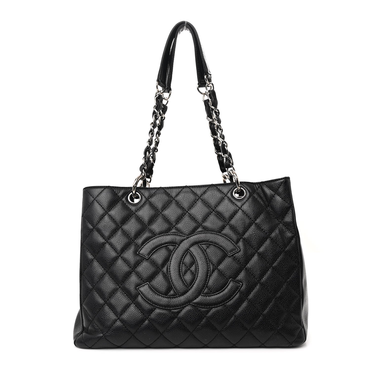 Chanel Caviar Quilted Grand Shopping Tote GST Black 1 of 13