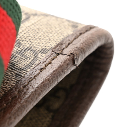 Gucci GG Supreme Monogram Neo Vintage Web Belt Bag Brown 11 of 12