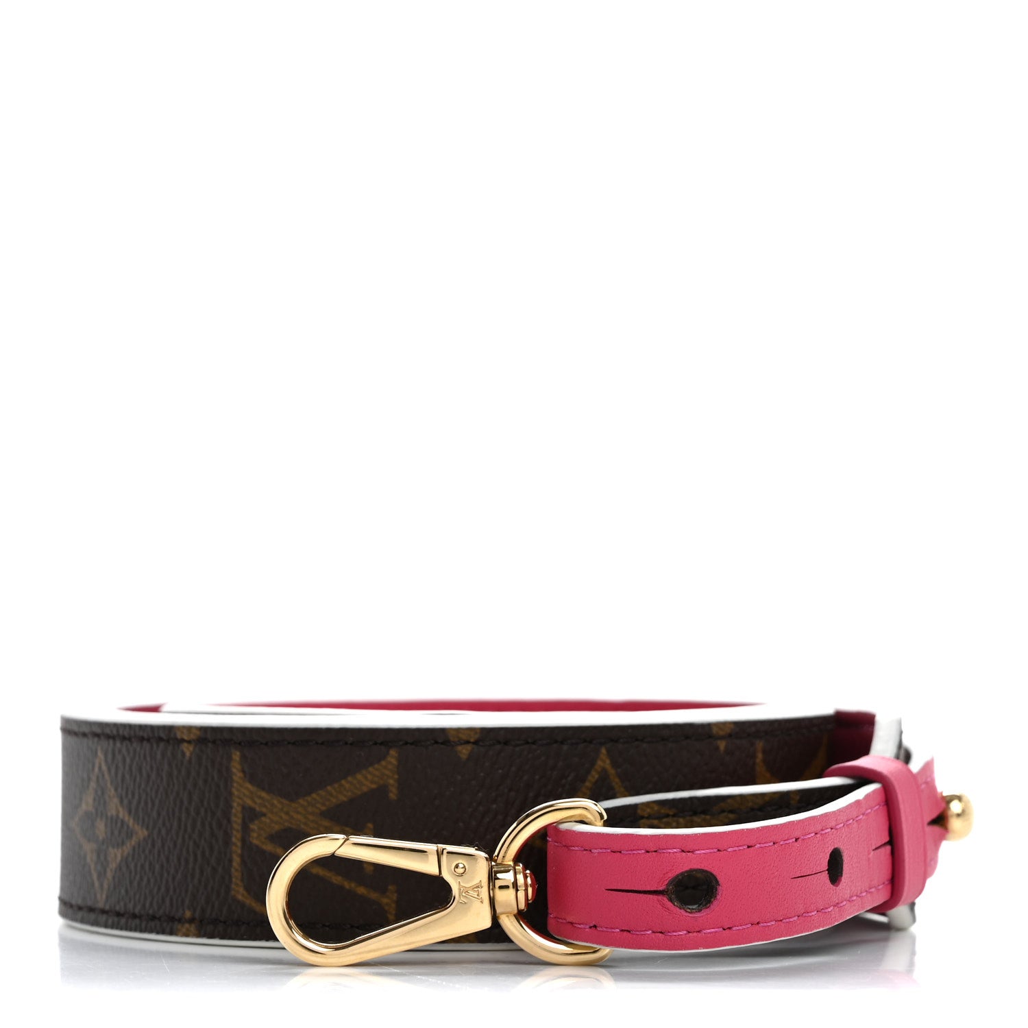 Louis Vuitton Monogram Bandouliere Shoulder Strap XL Hot Pink 1 of 7