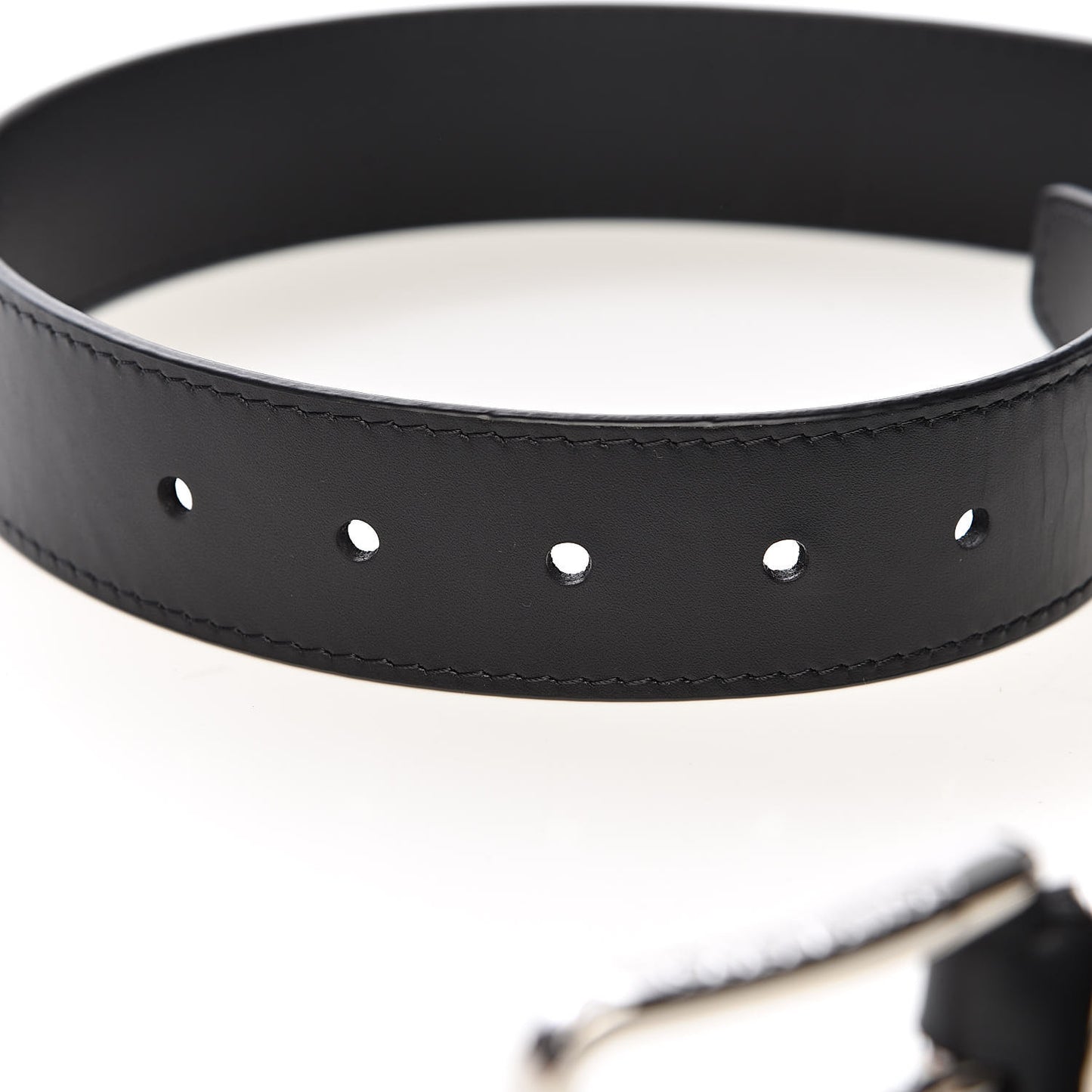 Calfskin 35mm Pont Neuf Belt 75 30 Black