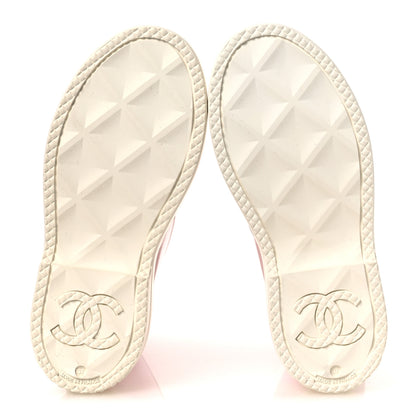 Chanel Caoutchouk CC High Boots 37 Rose 7 of 11