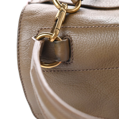 Saint Laurent Calfskin Canvas Medium Muse Two Taupe Pink 17 of 17