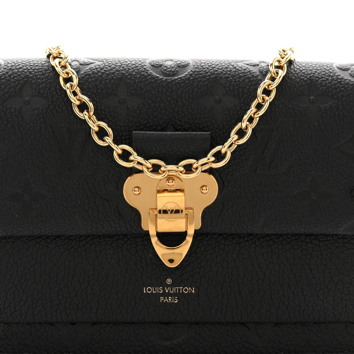 Louis Vuitton Empreinte Vavin Chain Wallet Black 7 of 10