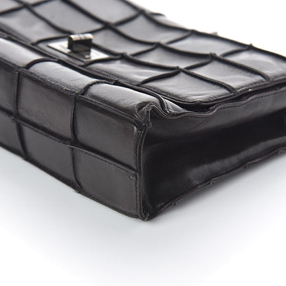Chanel Lambskin Patchwork Medium Mademoiselle Flap Dark Brown 10 of 10