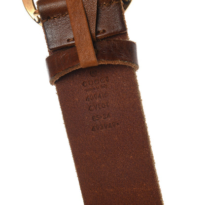 Gucci Faded Calfskin Double G 40mm Belt 85 34 Cuir 5 of 5