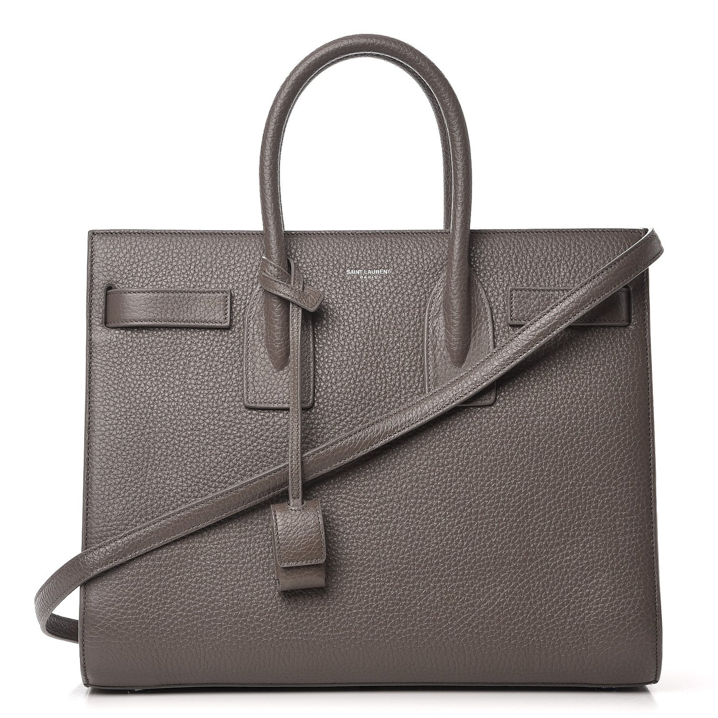 Grained Calfskin Small Sac De Jour Dark Anthracite