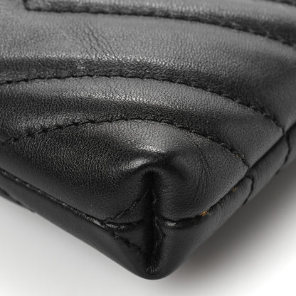 Gucci Calfskin Matelasse Mini GG Marmont Chain Bag Black 8 of 10