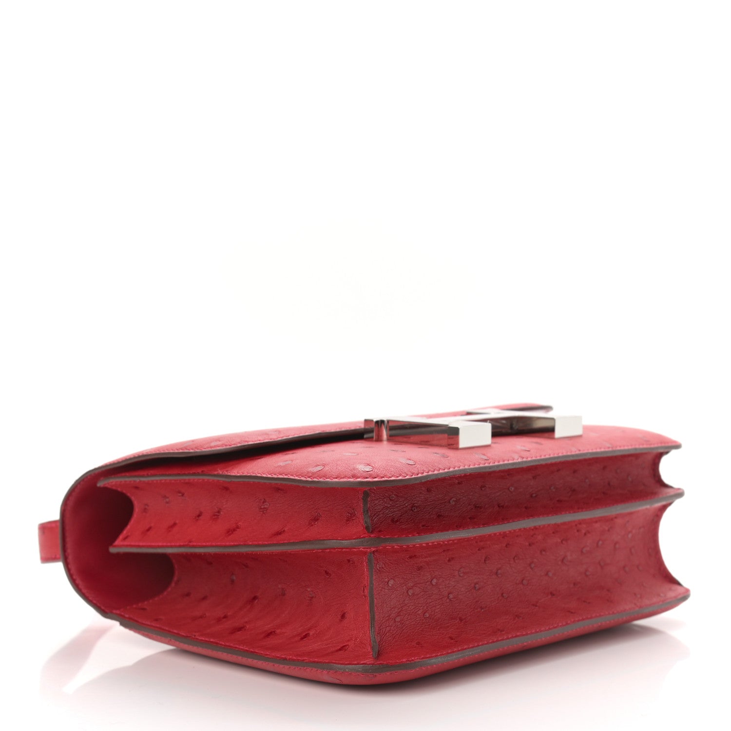 Hermes Ostrich Constance 24 Rouge Vif 4 of 11