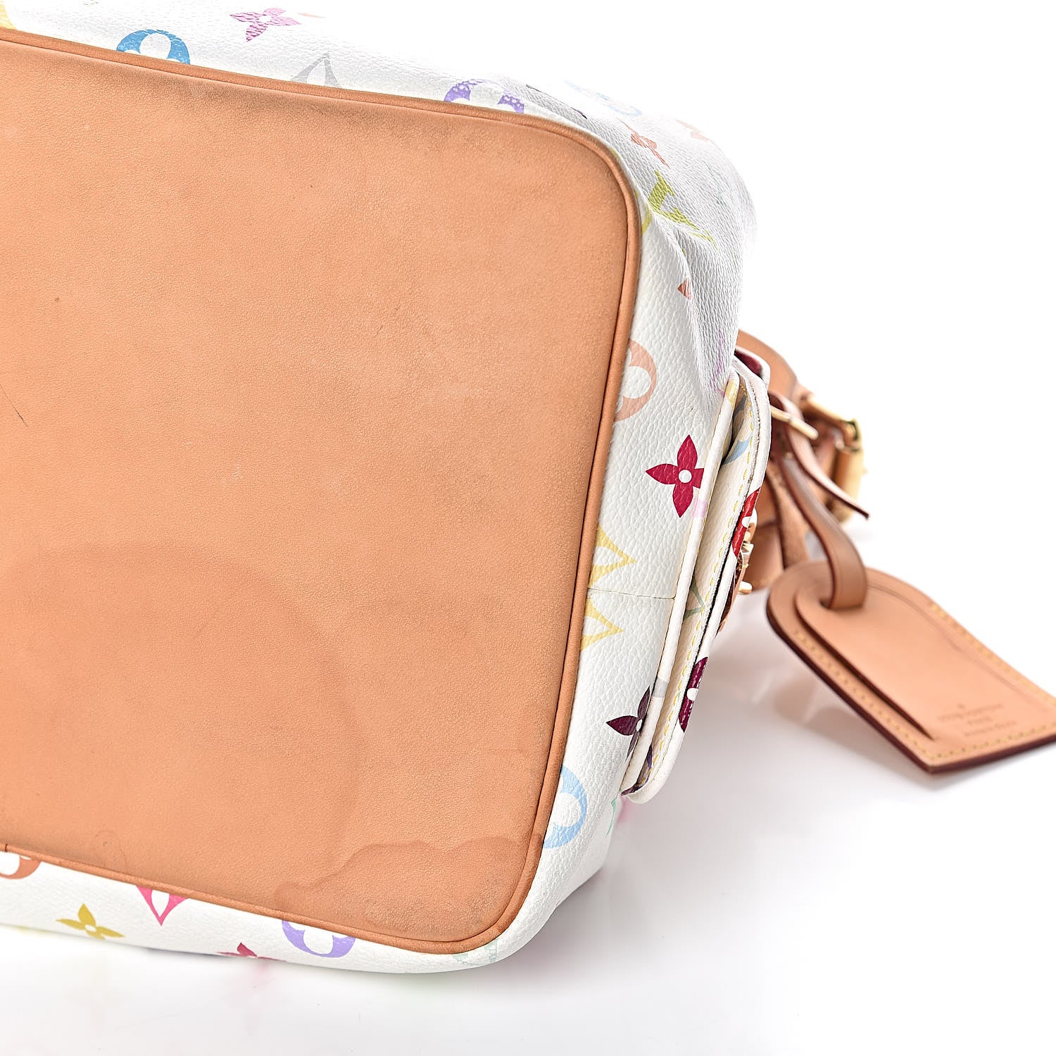 Louis Vuitton Monogram Multicolor Petit Noe White 9 of 10