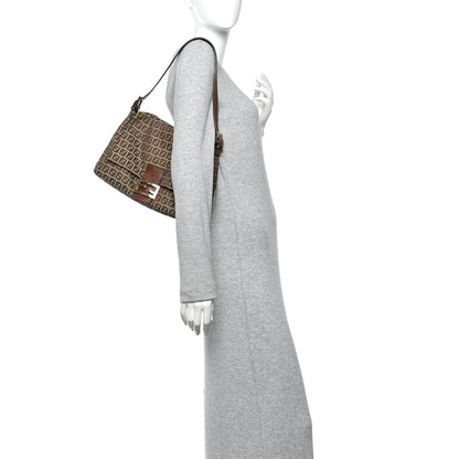 Fendi Zucchino Vitello Mama Baguette Mogano Panna Bruciato 2 of 10