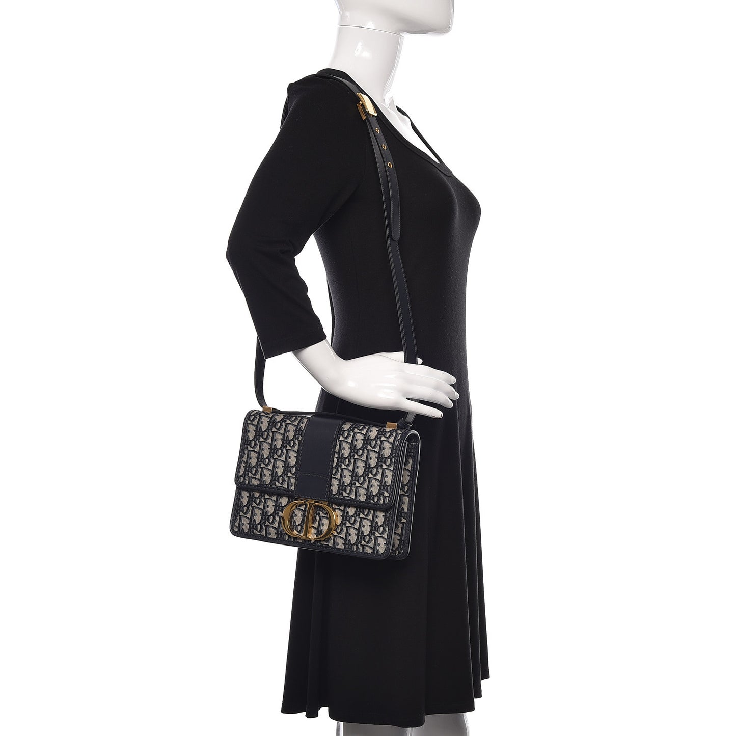 Oblique 30 Montaigne Flap Bag Blue