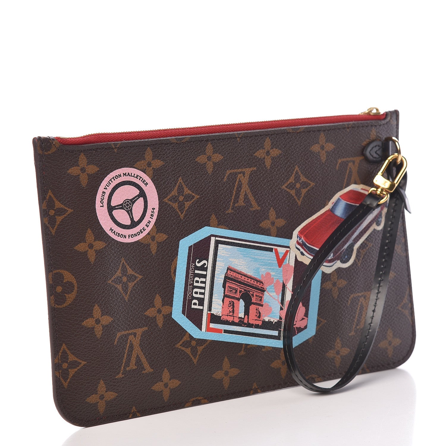 Louis Vuitton Monogram World Tour Neverfull MM GM Pochette 3 of 8