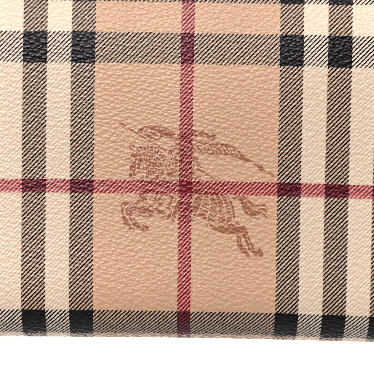 Burberry Haymarket Check Large Ziggy Zip Around Wallet Chocolate 8 of 18