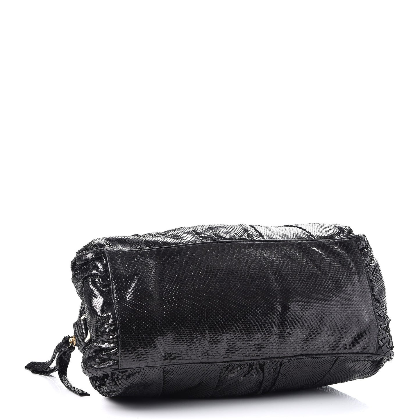 Python Medium Hysteria Top Handle Bag Black