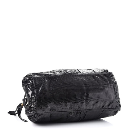 Gucci Python Medium Hysteria Top Handle Bag Black 4 of 7