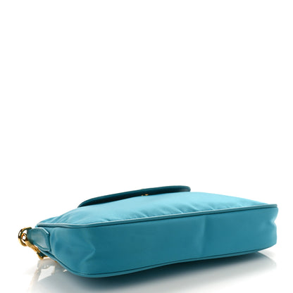 Prada Tessuto Nylon Saffiano Crossbody Bag Turchese 4 of 8