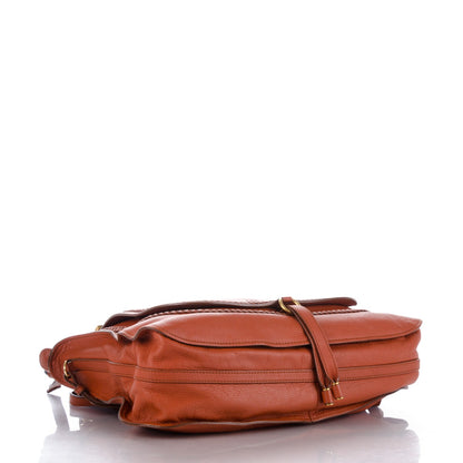 Chloe Calfskin Braided Large Marcie Satchel Whiskey 4 of 8