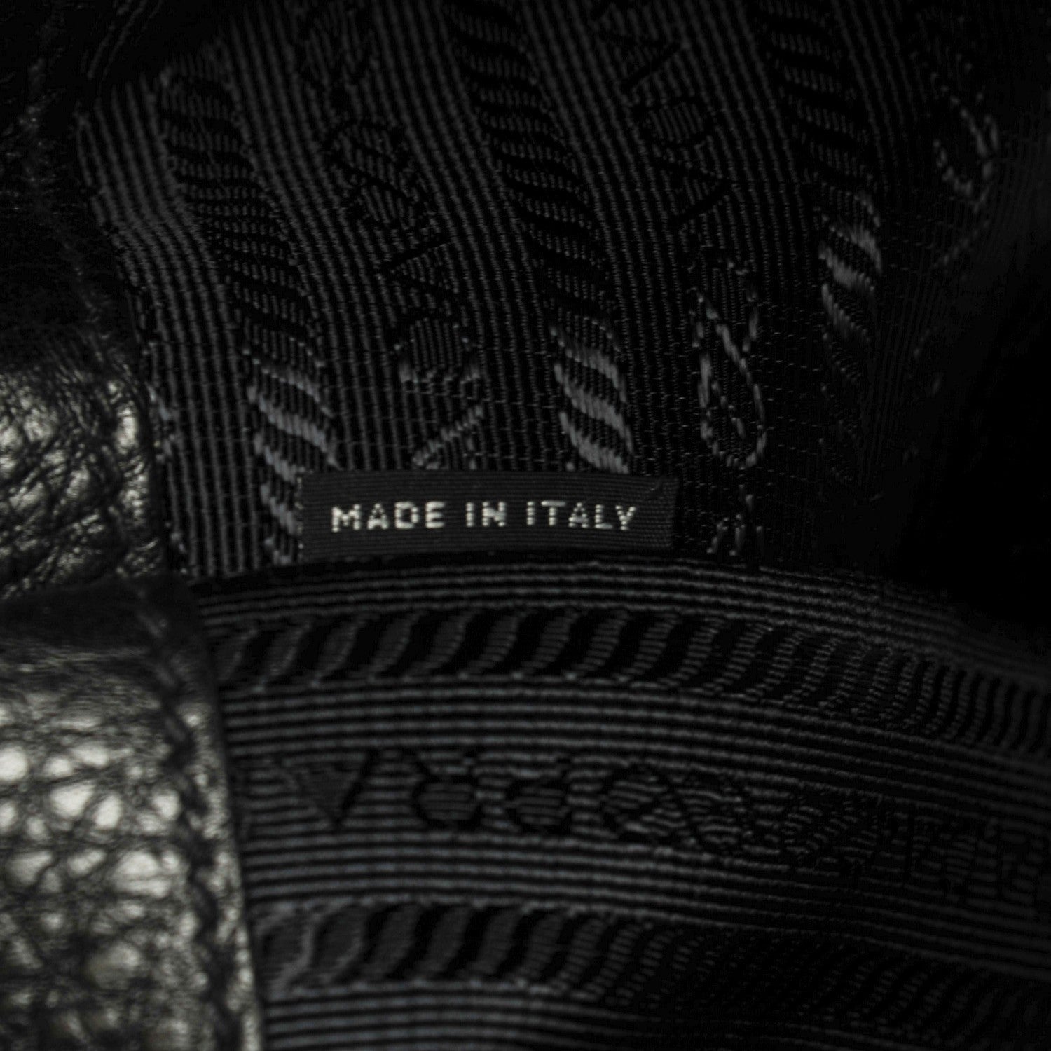 Prada Vitello Daino Tote Nero Black 7 of 7