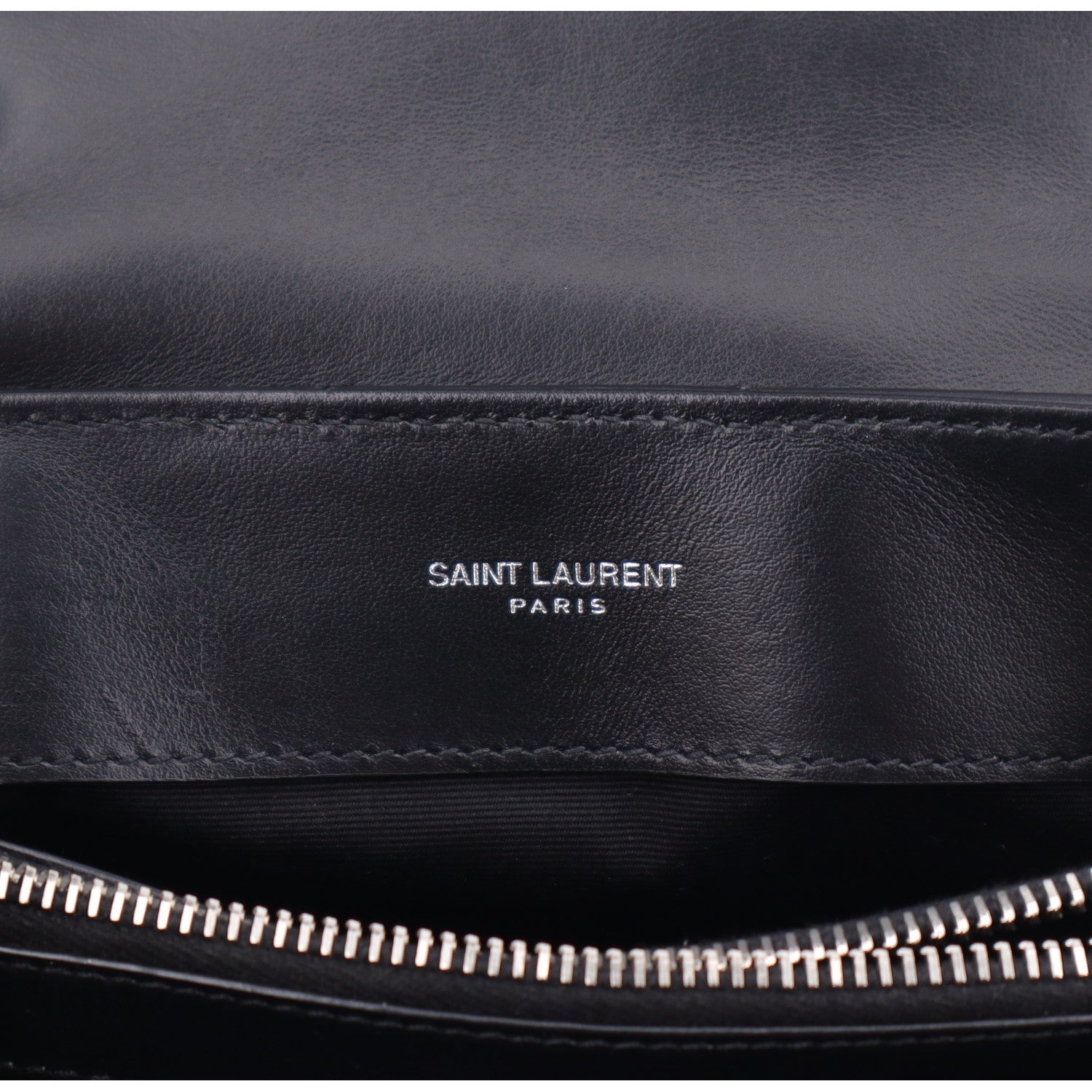 Saint Laurent Calfskin Y Quilted Monogram Small Loulou Chain Satchel Black 6 of 11