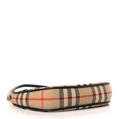 Burberry Vintage Check Calfskin Olympia Pouch Archive Beige 4 of 9