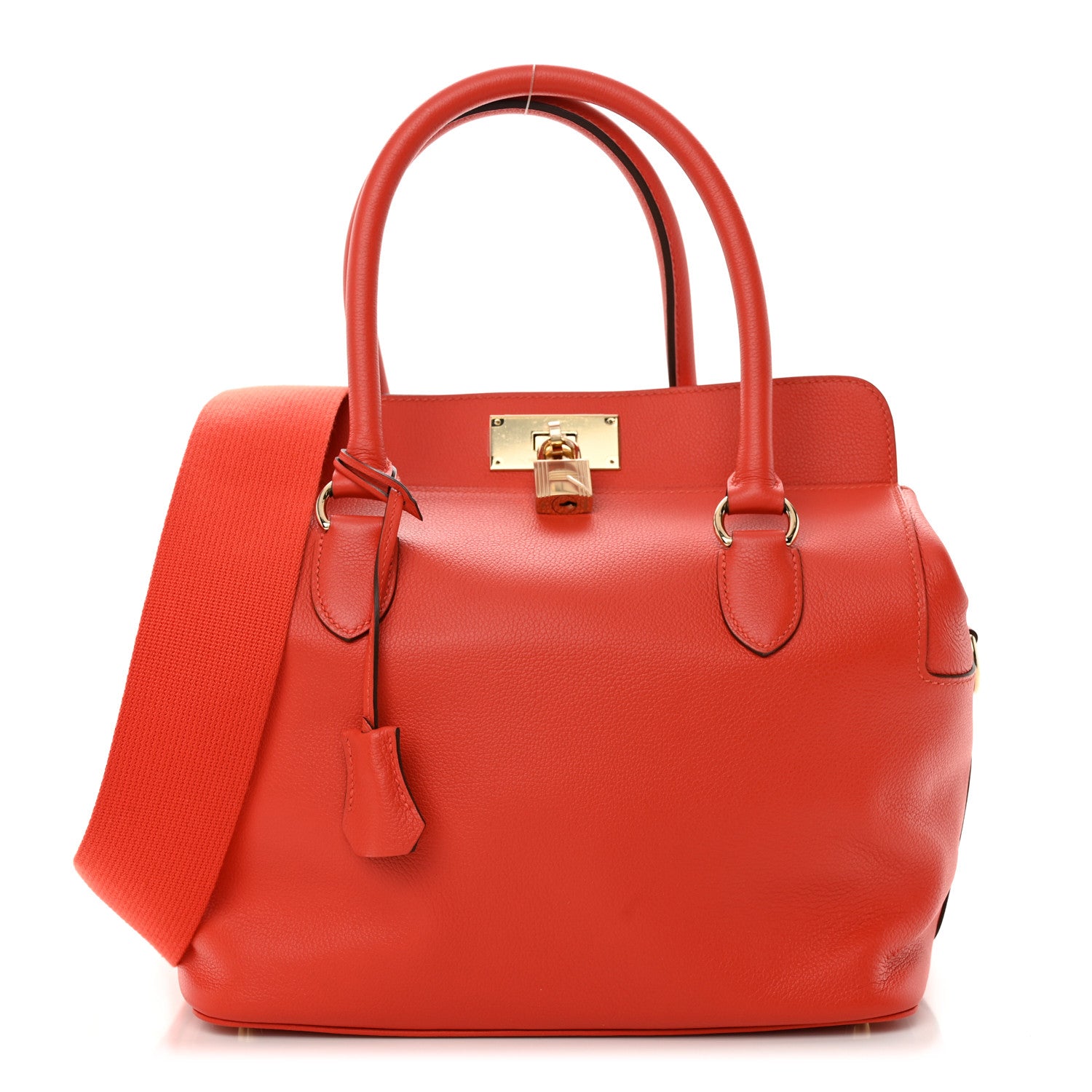 Hermes Evercolor Verso Toolbox 26 Capucine Rouge H 1 of 9