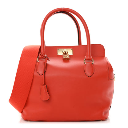 Hermes Evercolor Verso Toolbox 26 Capucine Rouge H 1 of 9