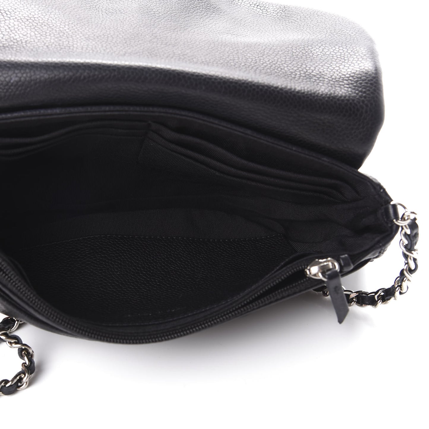 Caviar Half Moon Wallet On Chain WOC Black