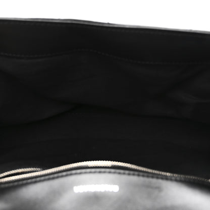 Balenciaga Nappa Calfskin Quilted Touch B Puffy Clutch Black 5 of 10
