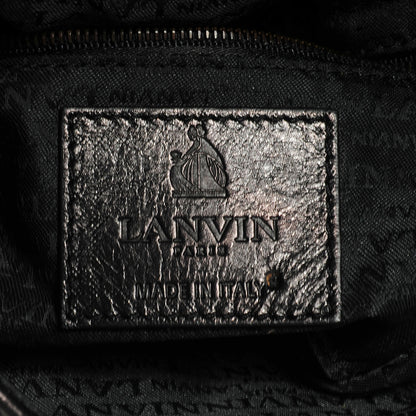 Lanvin Quilted Lambskin Happy Long Crossbody Black 6 of 6