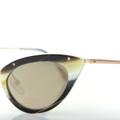 Tom Ford Grace Cat Eye Sunglasses TF349 Green 7 of 8
