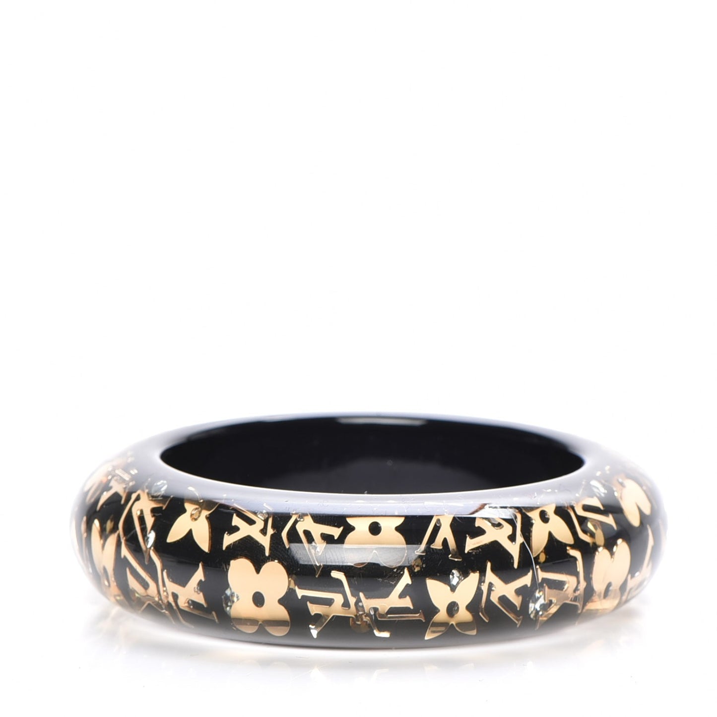 Resin Swarovski Small Inclusion Bracelet GM Black