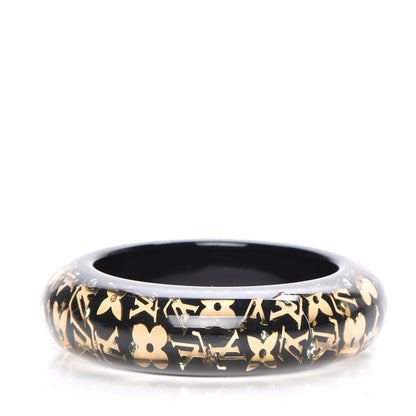 Louis Vuitton Resin Swarovski Small Inclusion Bracelet GM Black 3 of 4