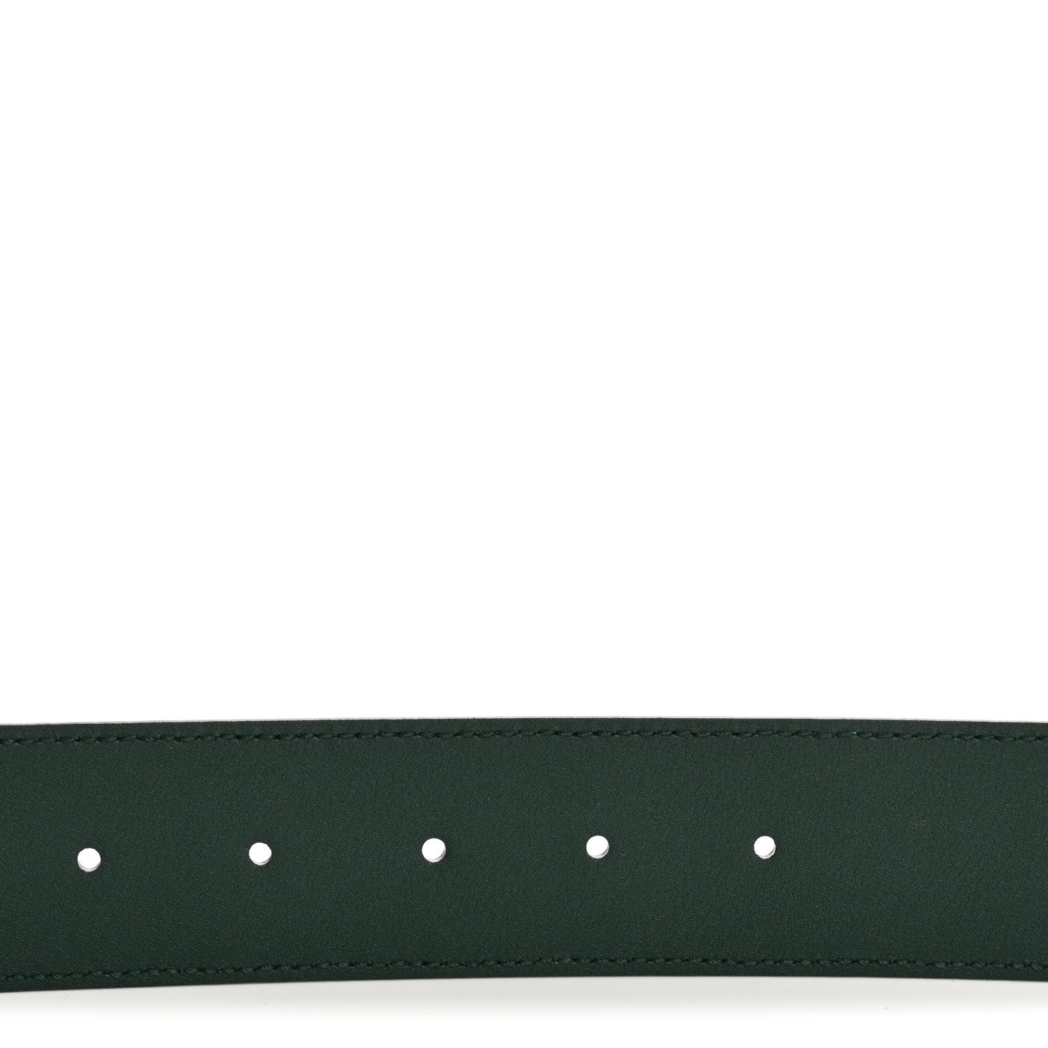 Gucci Textured Dollar Calfskin Double G Memorable Buckle 40mm Belt 90 36 Vintage Green Powder Pink 4 of 7