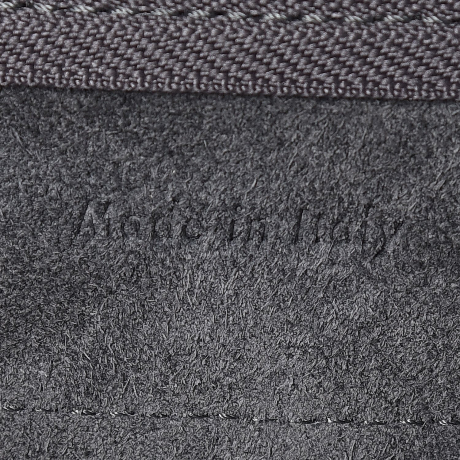 Celine Grained Calfskin Nano Belt Bag Grey 7 of 15