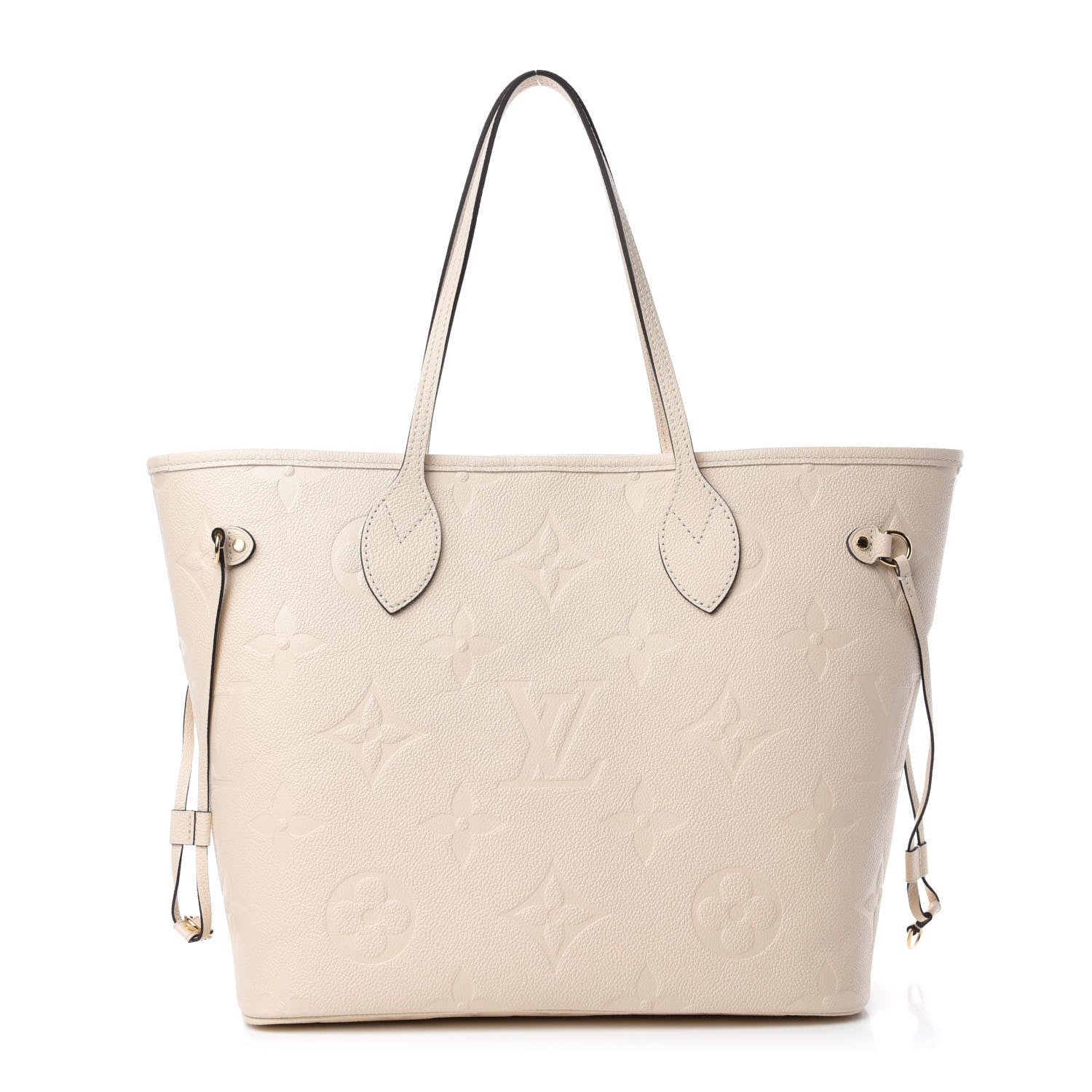 Louis Vuitton Empreinte Monogram Giant Neverfull MM Cream 1 of 10