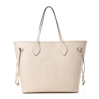 Louis Vuitton Empreinte Monogram Giant Neverfull MM Cream 1 of 10