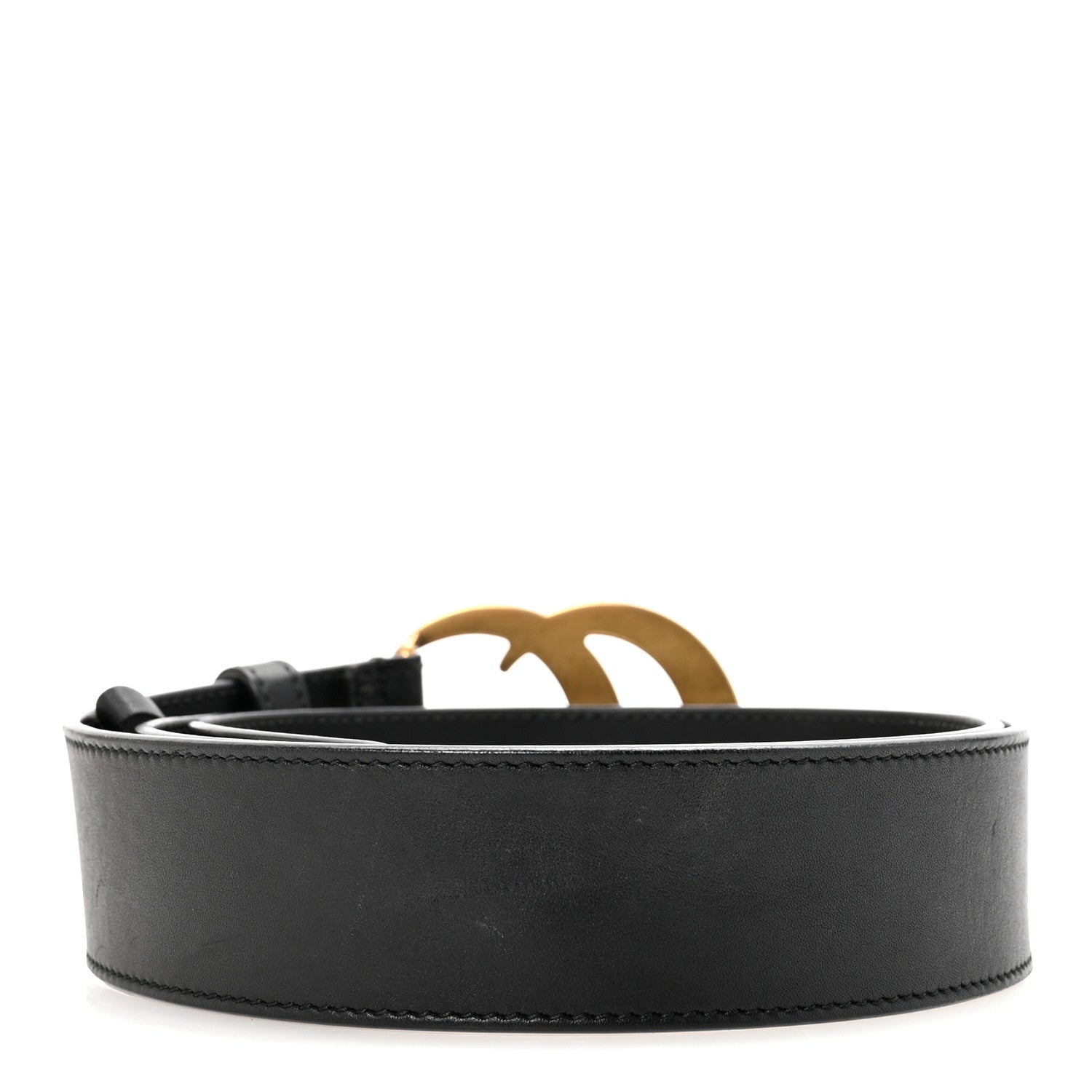 Gucci Calfskin Double G 40mm Belt 95 38 Black 2 of 5