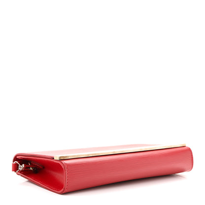 Louis Vuitton Epi Sevigne Clutch Red 4 of 9