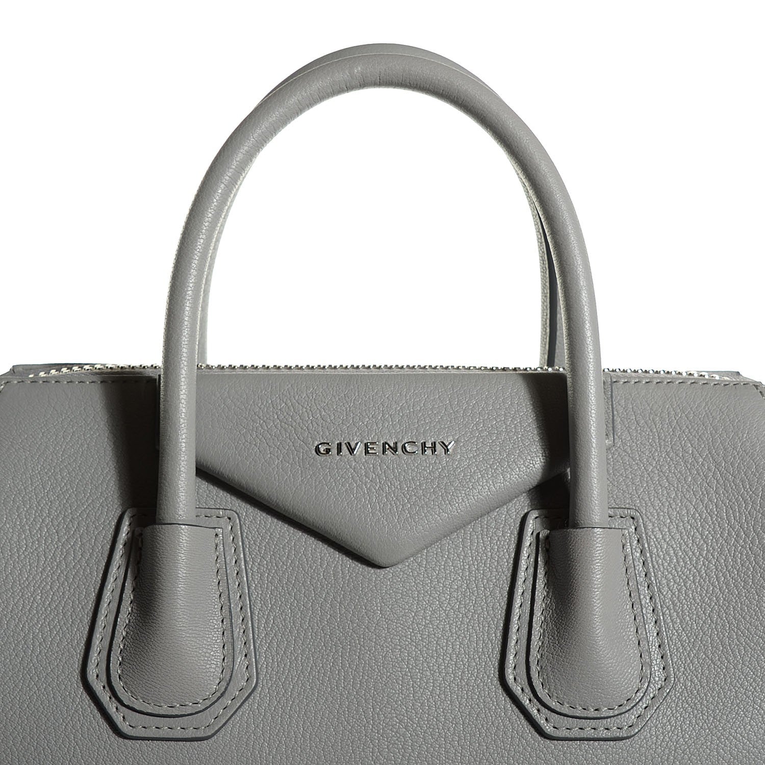 Givenchy Sugar Goatskin Medium Antigona Pearl Grey 8 of 10