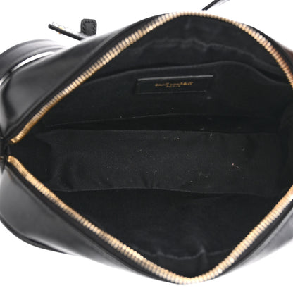 Saint Laurent Calfskin Matelasse Monogram Lou Camera Bag Black 5 of 14