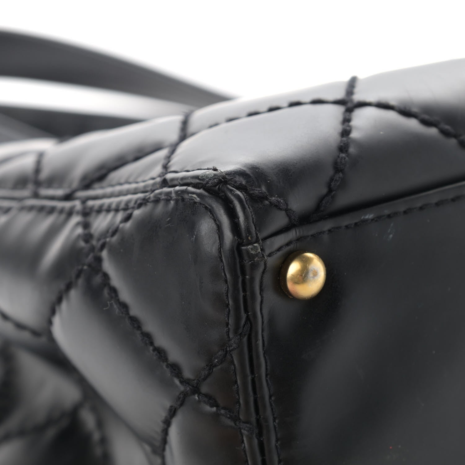 Chanel Calfskin Stitch Surpique Tote Black 8 of 21