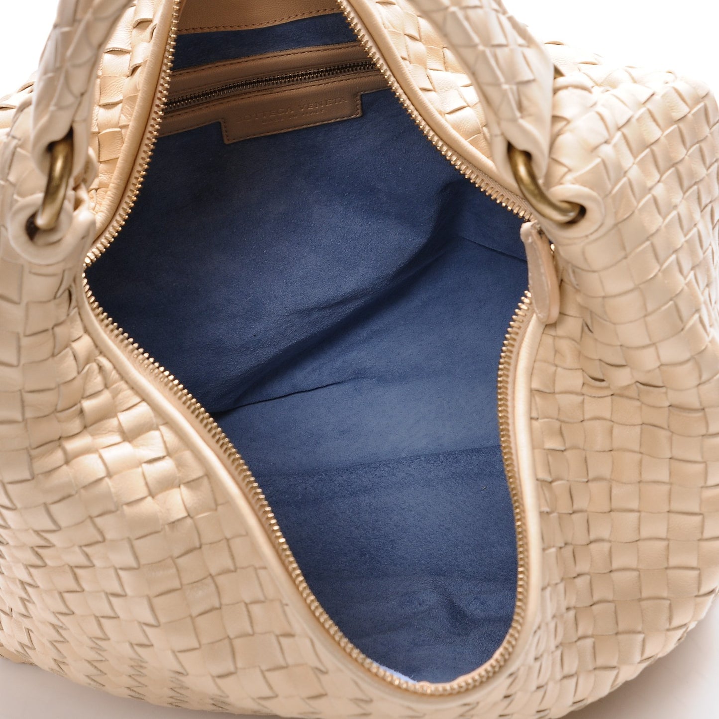 Nappa Intrecciato Pyramid Hobo Aurora