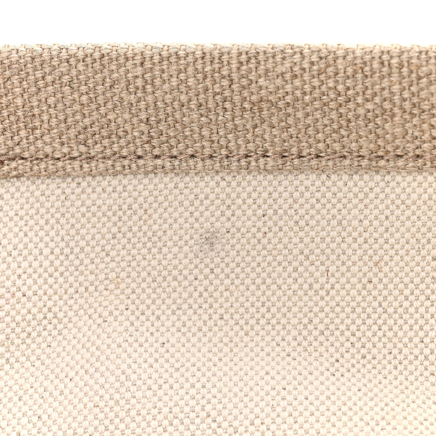 Linen Calfskin Small Rive Gauche Tote Greggio Natural