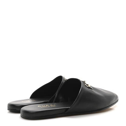 Gucci Calfskin Mens Horsebit Slippers 9 Black 5 of 9