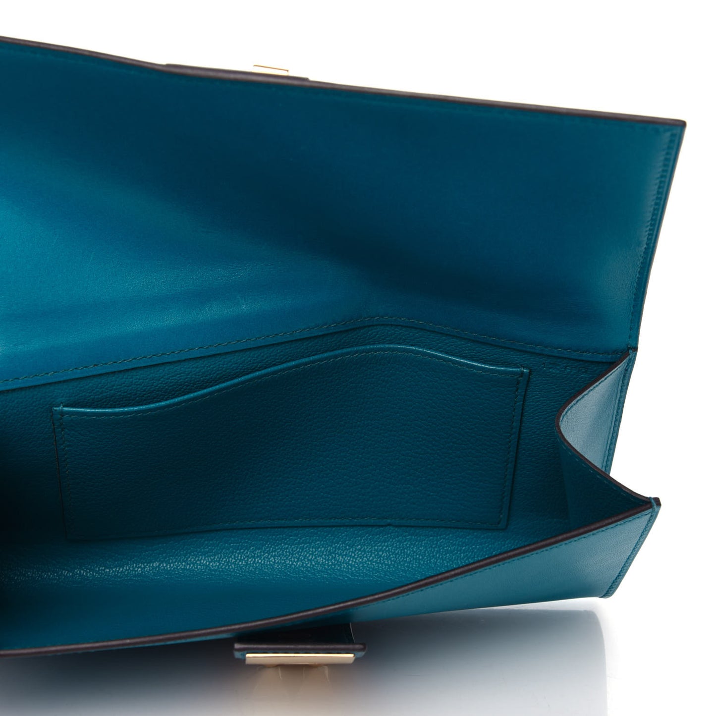 Tadelakt Medor 23 Clutch Bleu Izmir