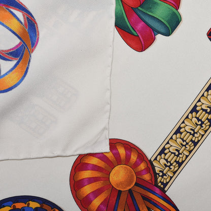 Hermes Silk Les Rubans Du Cheval Scarf 90 7 of 7